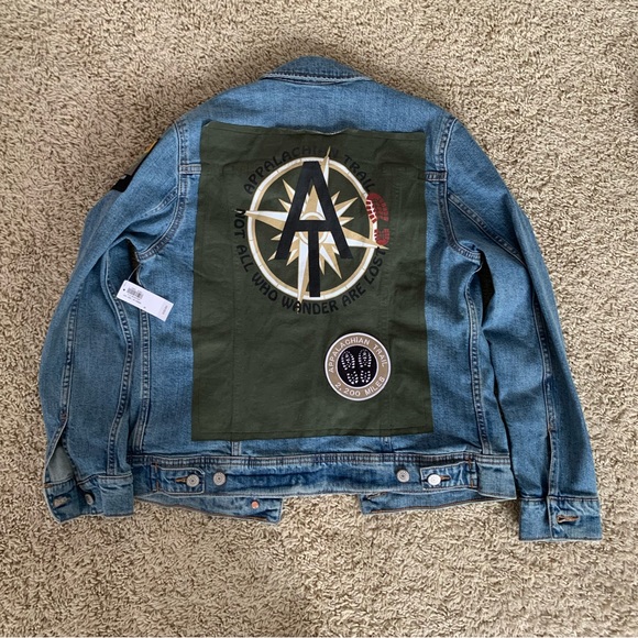 Handmade Appalachian Trail Denim Jacket - Picture 4 of 4